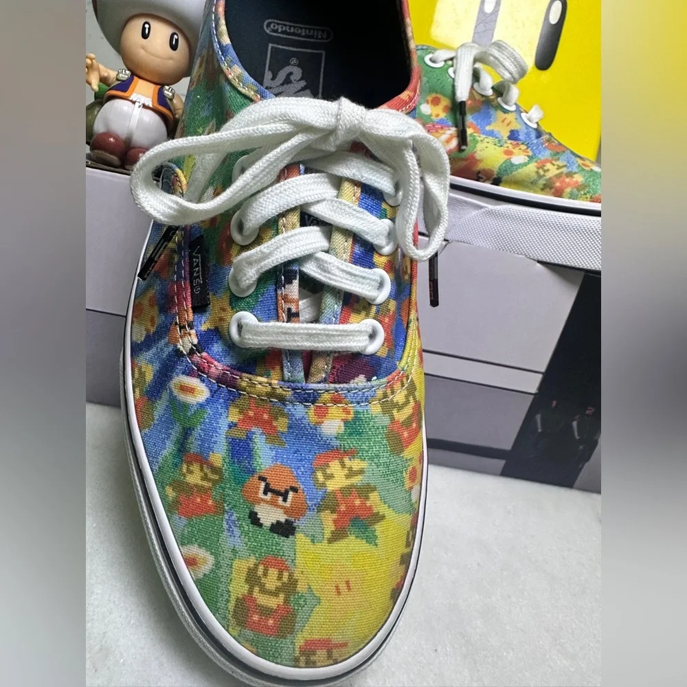 Vans Men’s Retro Nintendo Super Mario Bros Sneakers size 9 - Picture 3 of 7